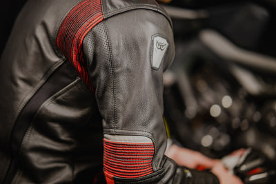 Berik Flexius Chaqueta de cuero de motocicleta