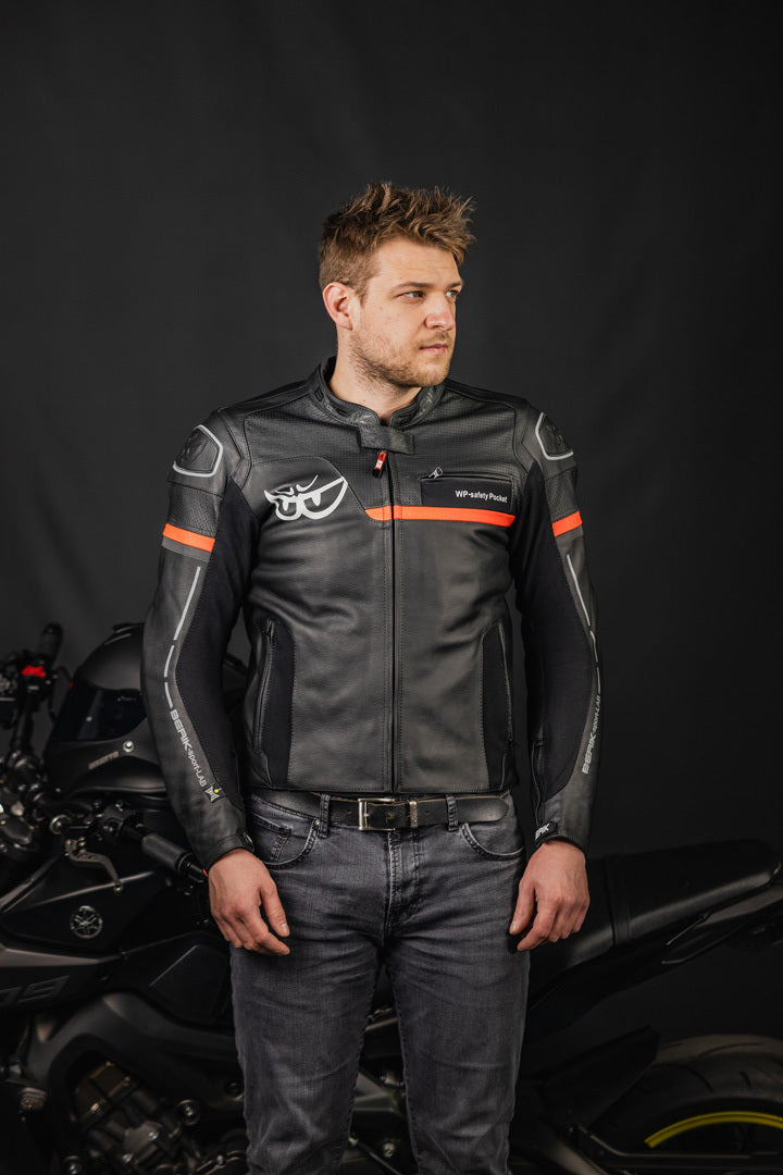 Berik Sportivo Motorrad Lederjacke