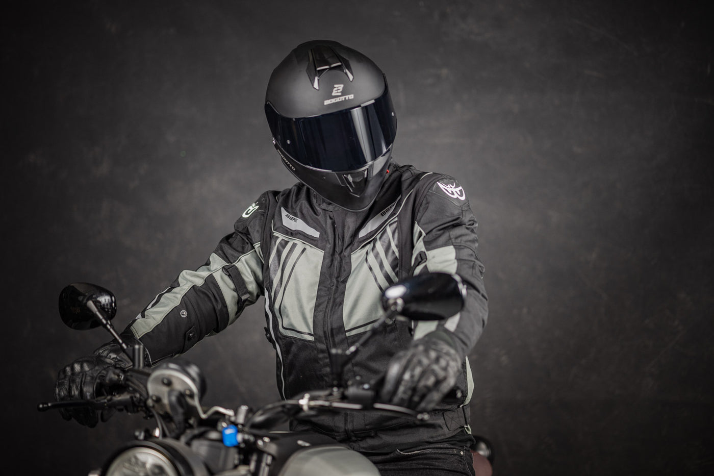 Berik Nardo Evo Vanntett motorsykkel tekstil jakke