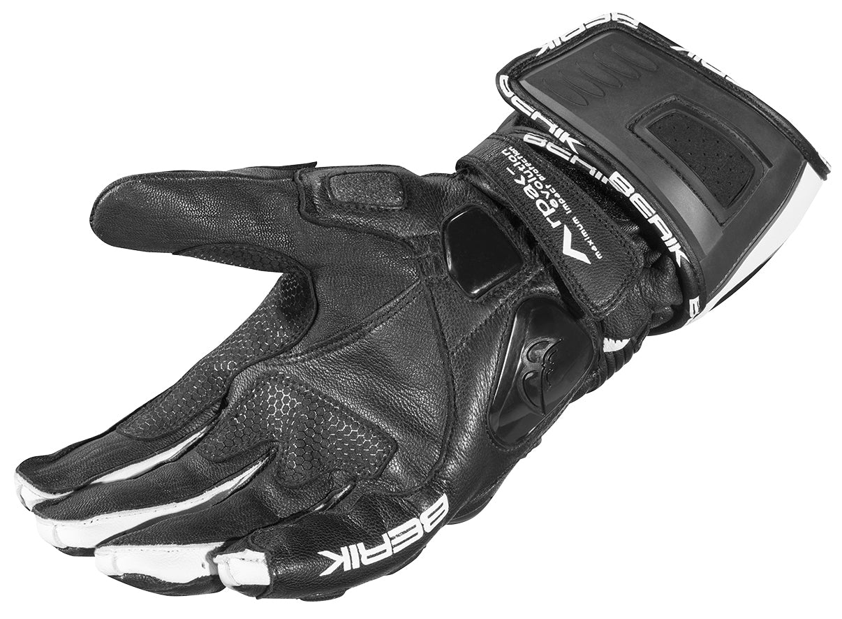 Berik Spa Motorcycle Gloves#color_black-white
