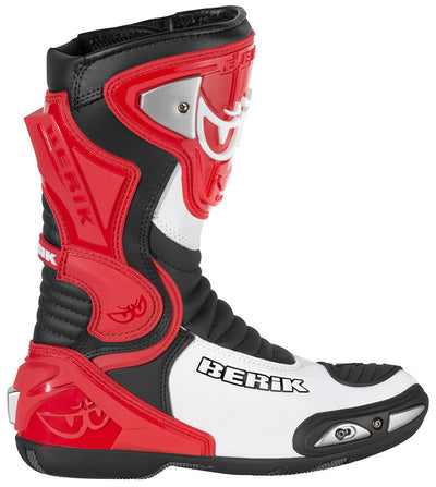 Berik Losail Motorcycle Boots#color_red