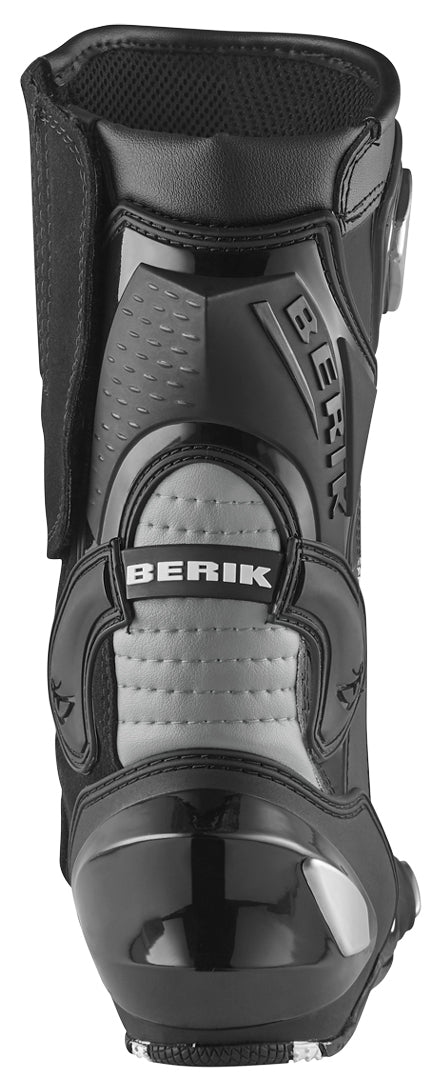 Berik Race-X EVO Motorcycle Boots#color_black-white-grey