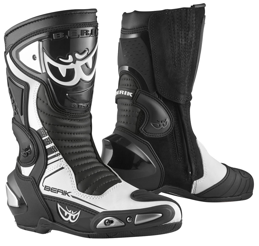 BERIK ベリック　ブラック/ホワイト EUR 42 Berik Race-X EVO Motorcycle Boots