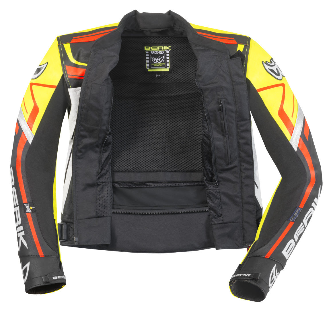 Berik Absolute Race Chaqueta de cuero para moto