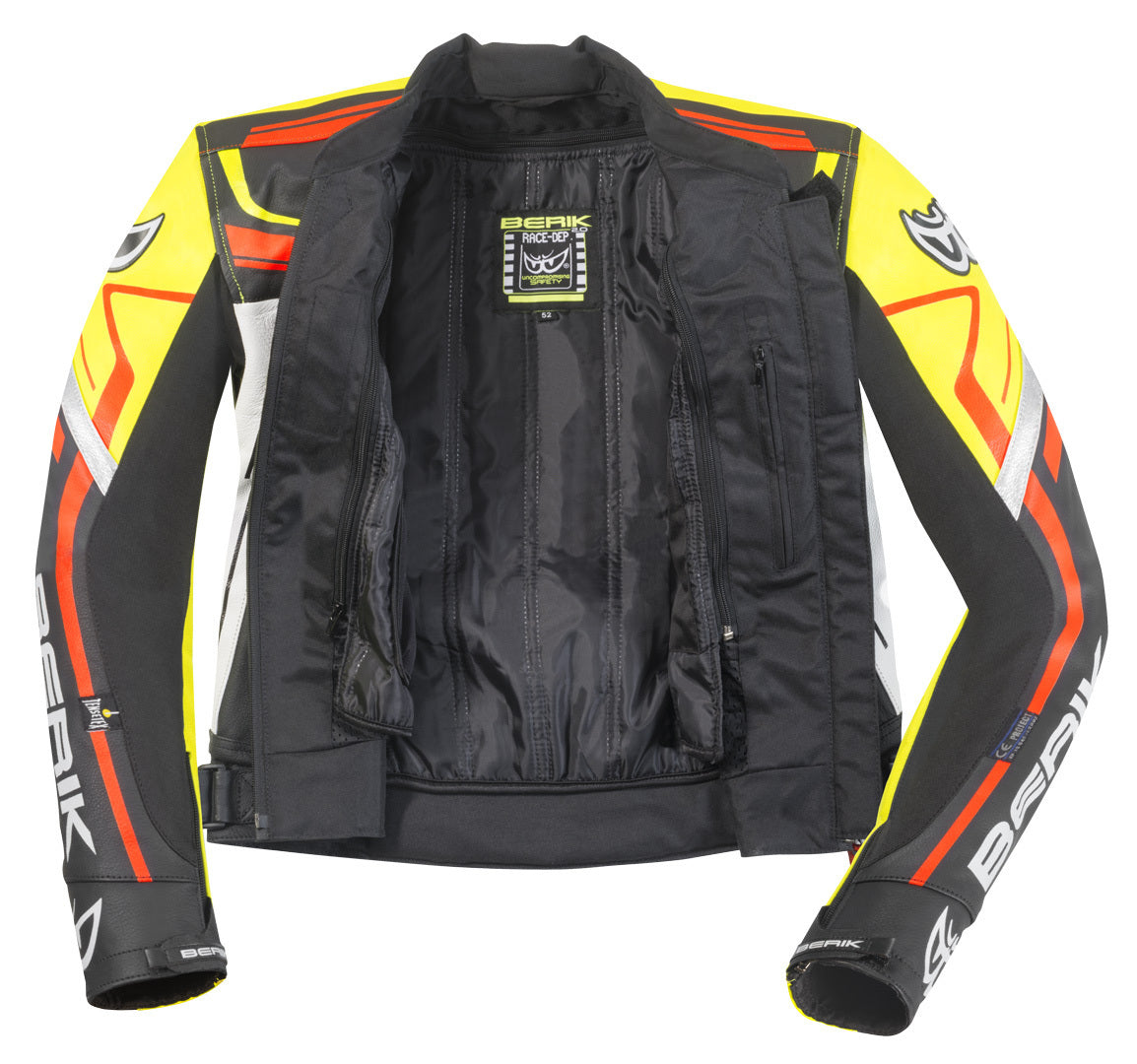Berik Absolute Race Chaqueta de cuero para moto