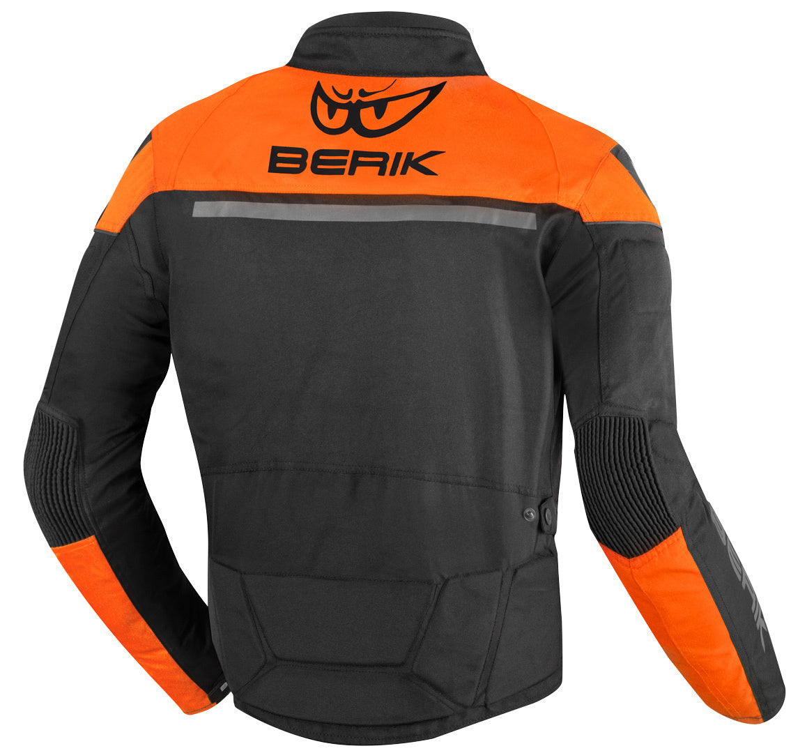 Berik Tourer Evo waterproof  Motorcycle Textile Jacket#color_black-orange