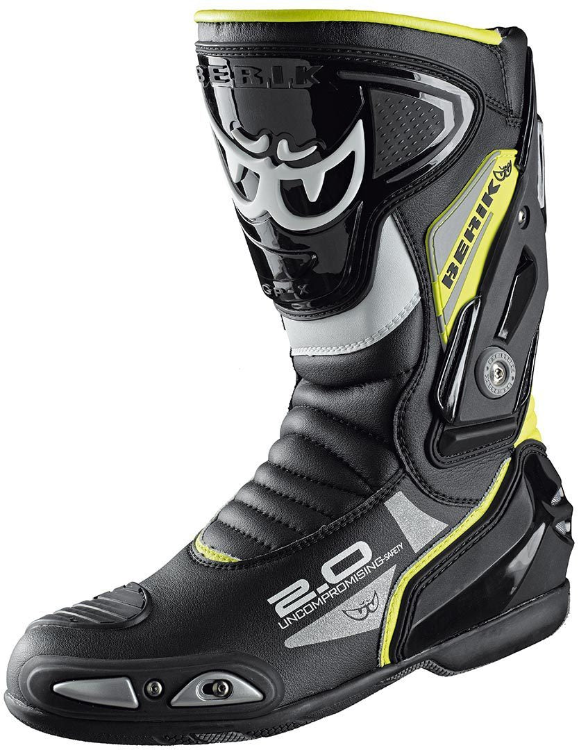 Berik Shaft 2.0 Motorcycle Boots#color_black-yellow
