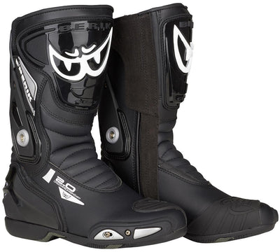 Berik Shaft 2.0 Motorcycle Boots#color_black-grey-white