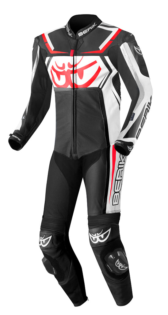 BERIK Racing Team 革ツナギ Berik-race-rech-blk-white-