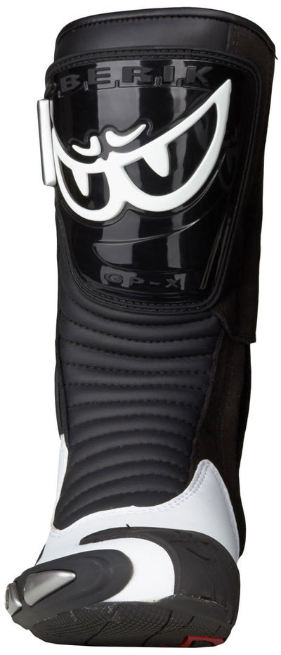 Berik Race-X Racing Motorcycle Boots#color_black-white