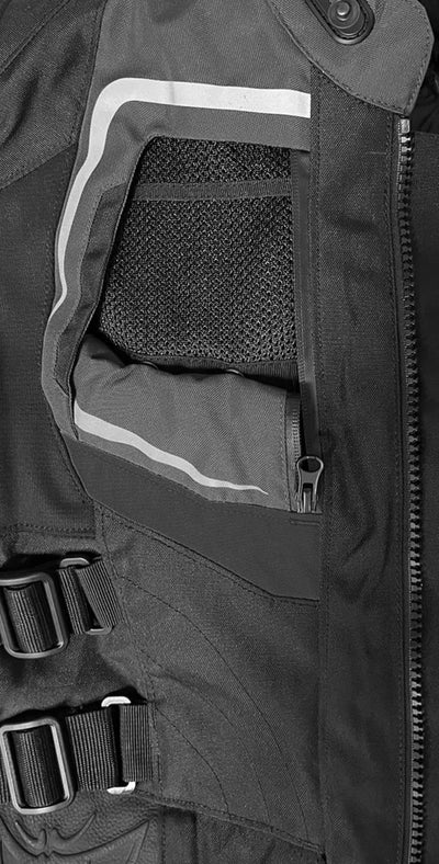 Berik Safari Pro Veste textile de moto imperméable 3en1
