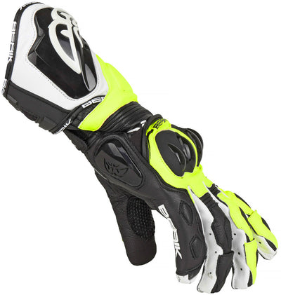 Berik Spa Motorcycle Gloves#color_black-yellow