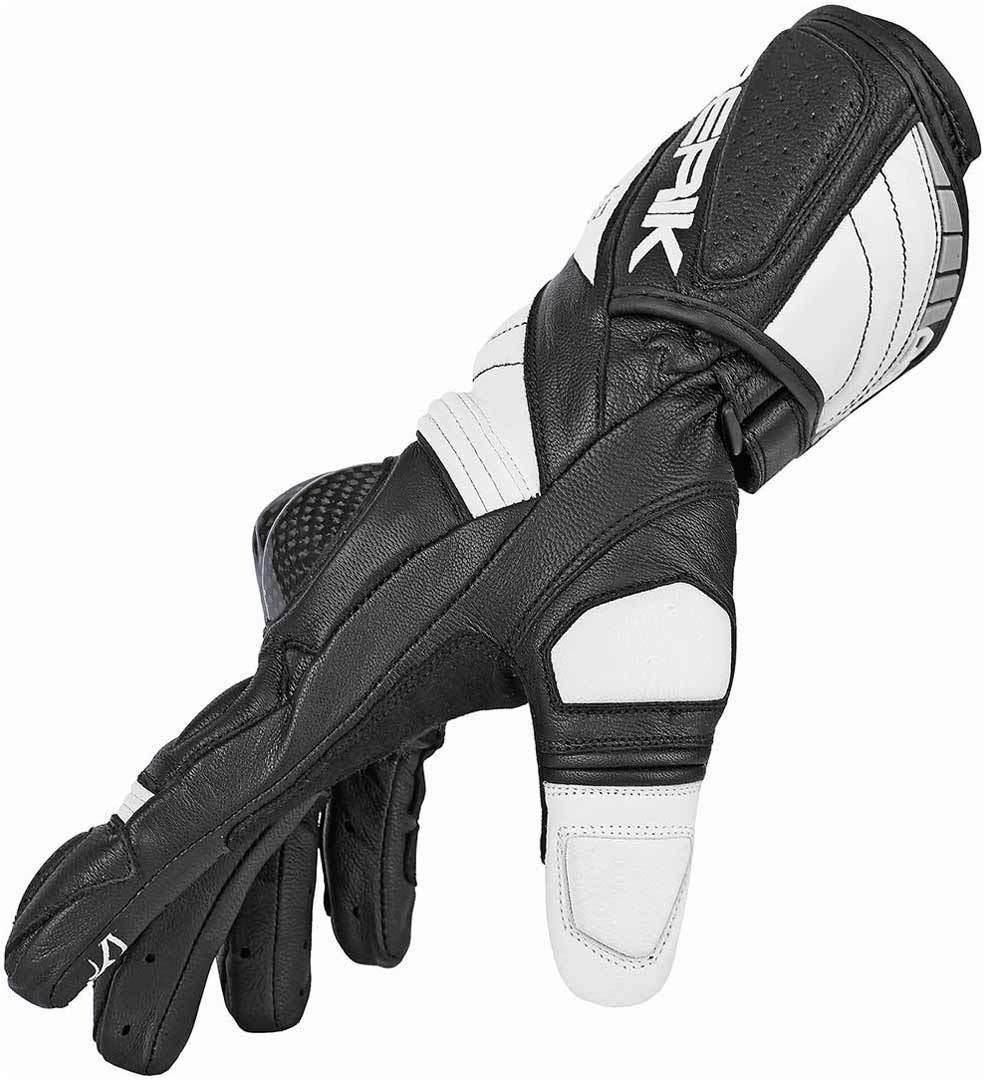 Berik Zoldar Ladies Motorcycle Gloves#color_black-white