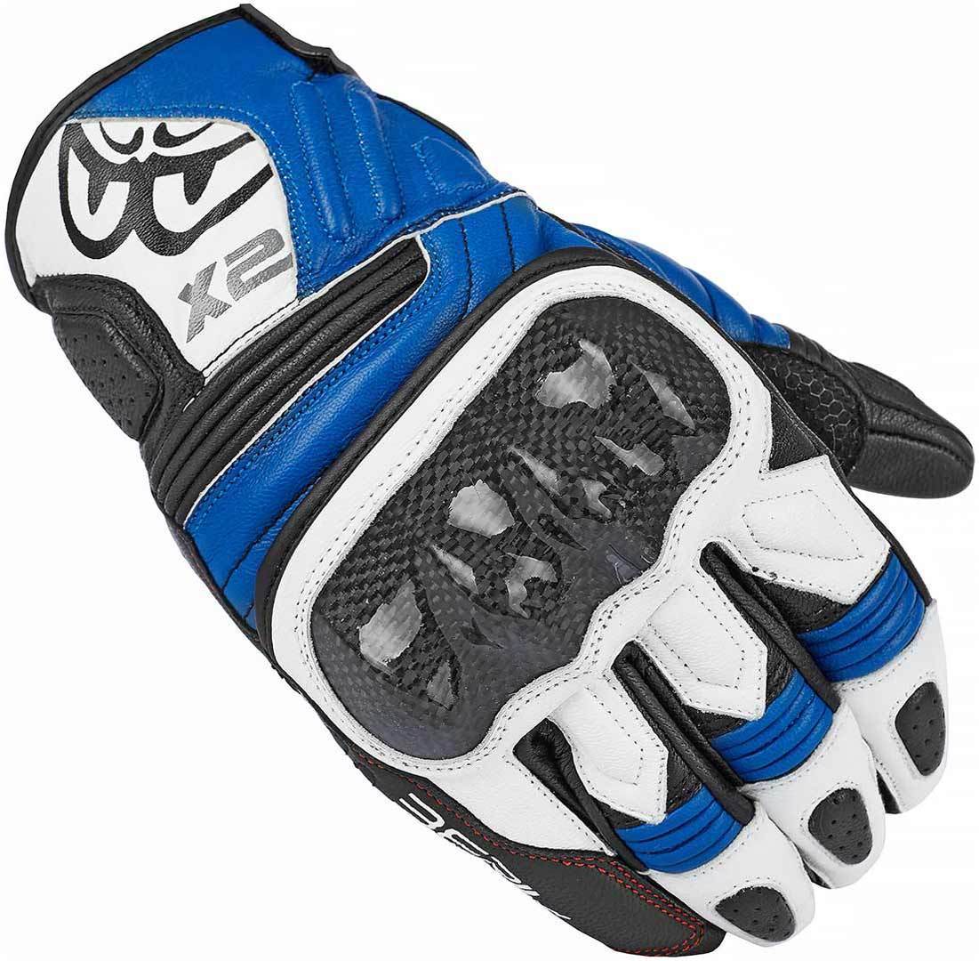 Berik NexG Motorcycle Gloves#color_black-white-blue