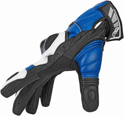 Berik NexG Motorcycle Gloves#color_black-white-blue
