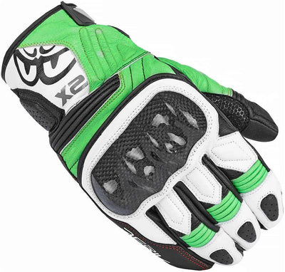 Berik NexG Motorcycle Gloves#color_black-white-green