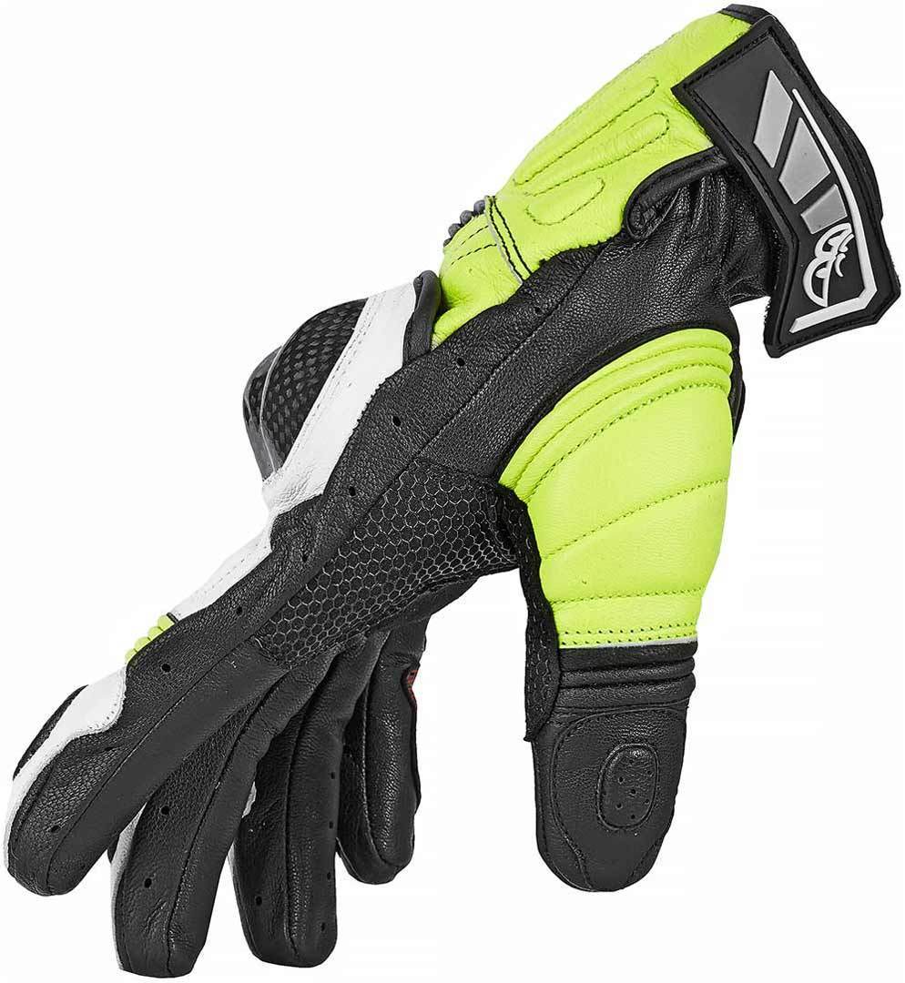 Berik NexG Motorcycle Gloves#color_black-white-yellow