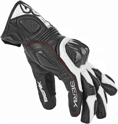 Berik LDX Ladies Motorcycle Gloves#color_black-white