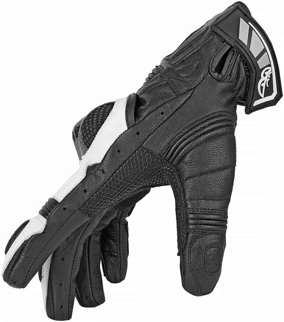 Berik LDX Ladies Motorcycle Gloves#color_black-white