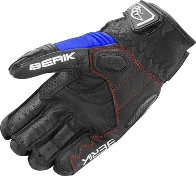 Berik LDX Ladies Motorcycle Gloves#color_black-white-blue