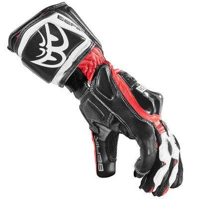 Berik Segullo Motorcycle Gloves#color_red-white-black