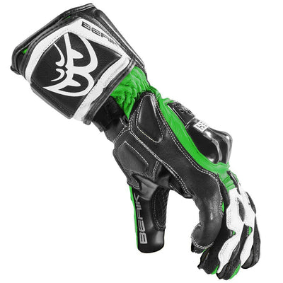 Berik Segullo Motorcycle Gloves#color_green-white-black