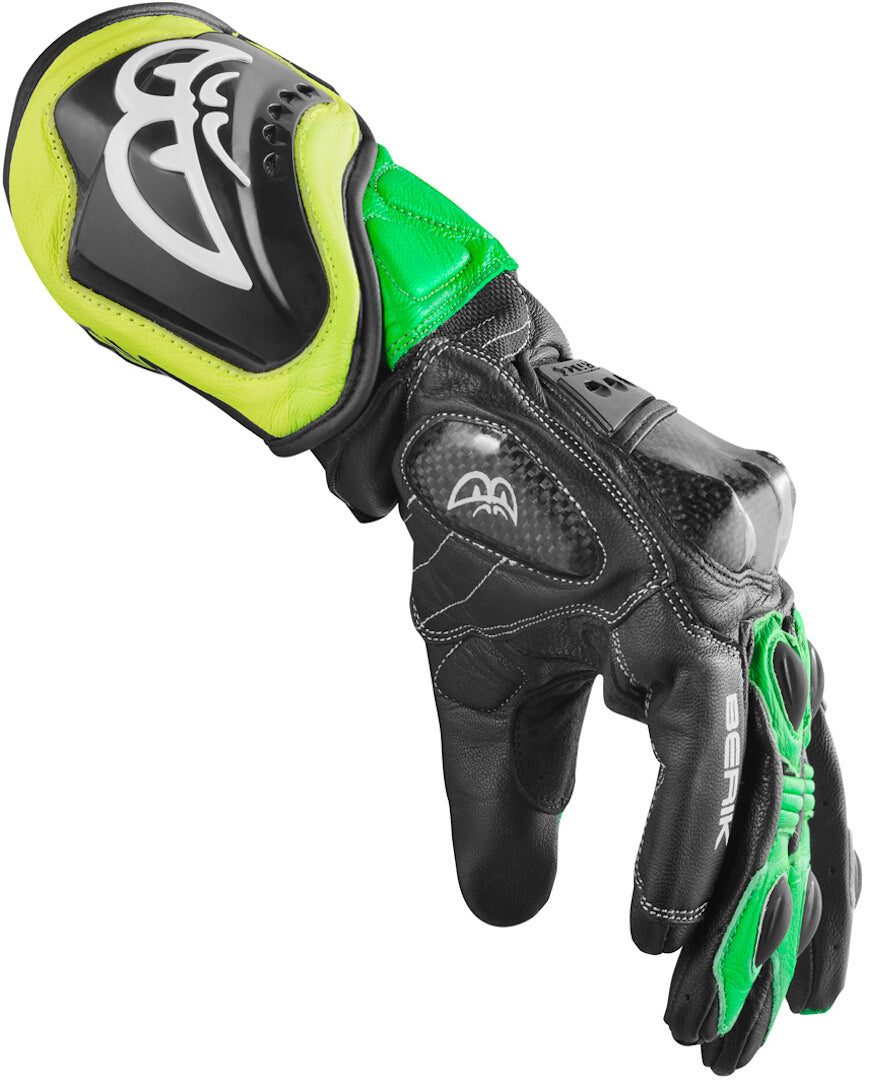 Berik TX-1 Motorcycle Gloves#color_black-green