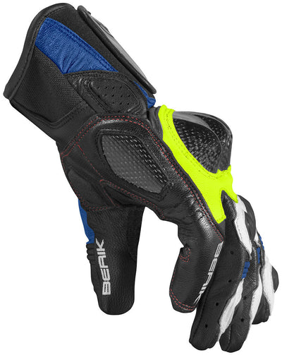 Berik Namib Motorcycle Gloves#color_black-white-blue
