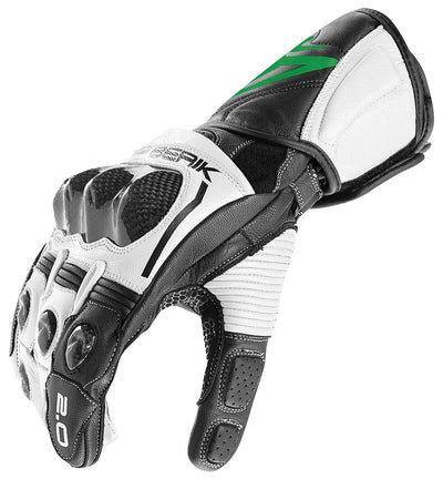 Berik 2.0 ST Motorcycle Gloves#color_black-green