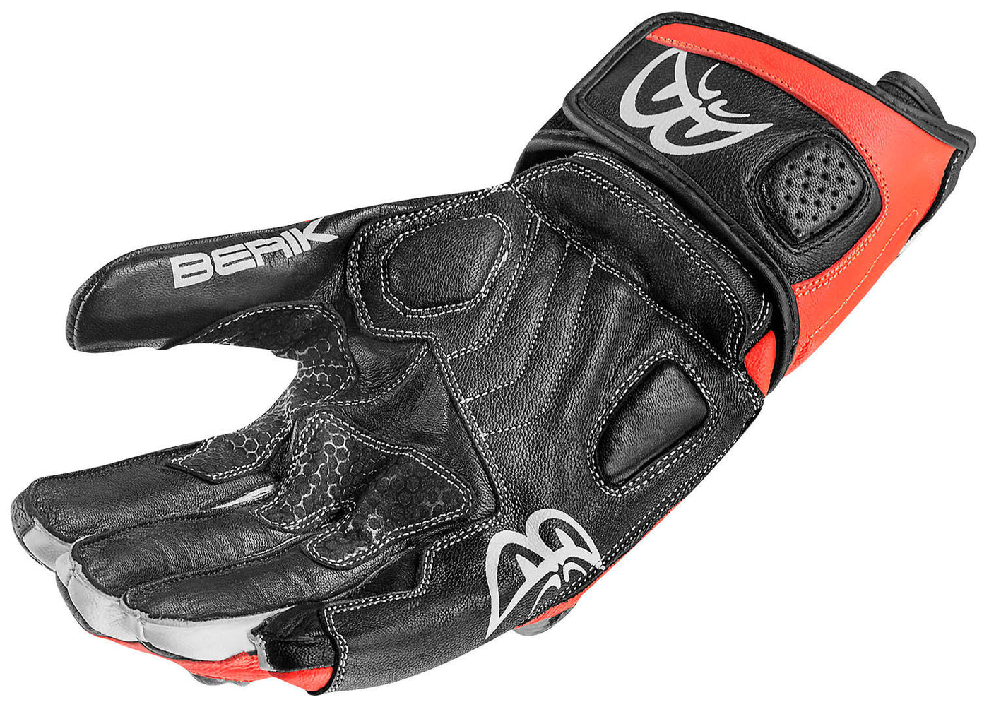 Berik 2.0 ST Motorcycle Gloves#color_red-black