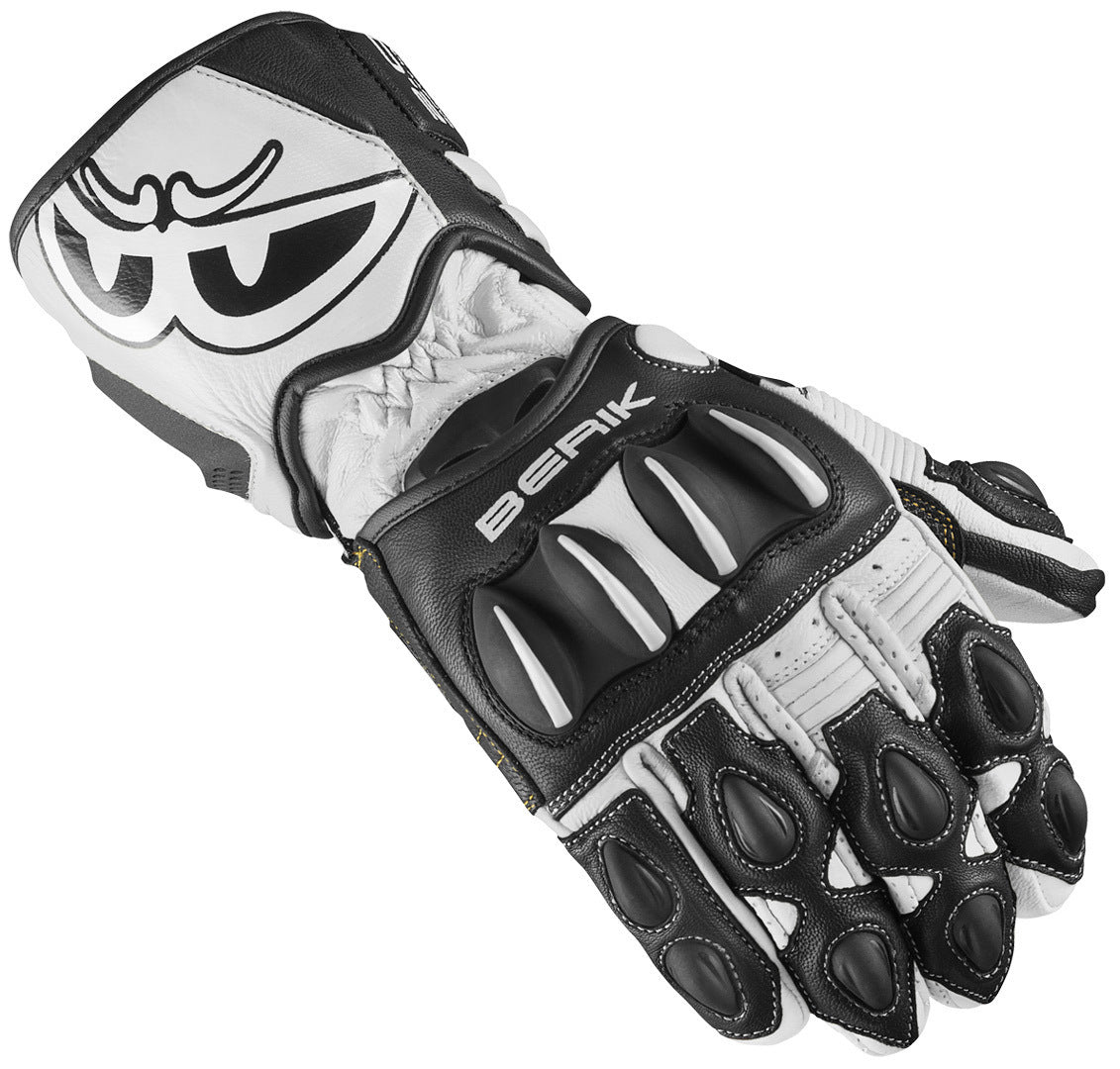 Berik Thunar Evo Motorcycle Gloves#color_black-white