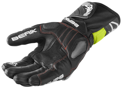 Berik Namib Pro Motorcycle Gloves#color_black-neon