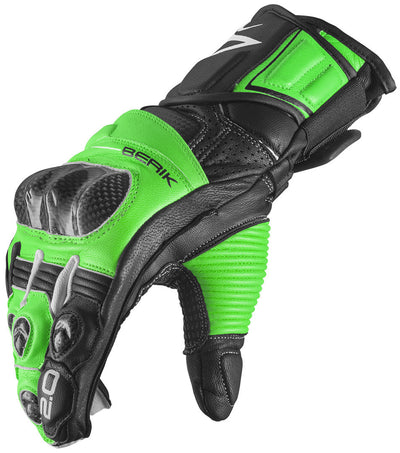 Berik ST-Evo Motorcycle Gloves#color_green-black