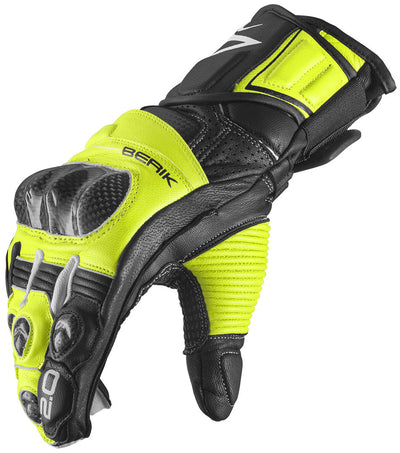 Berik ST-Evo Motorcycle Gloves#color_yellow-black