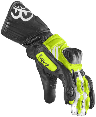 Berik ST-Evo Motorcycle Gloves#color_yellow-black