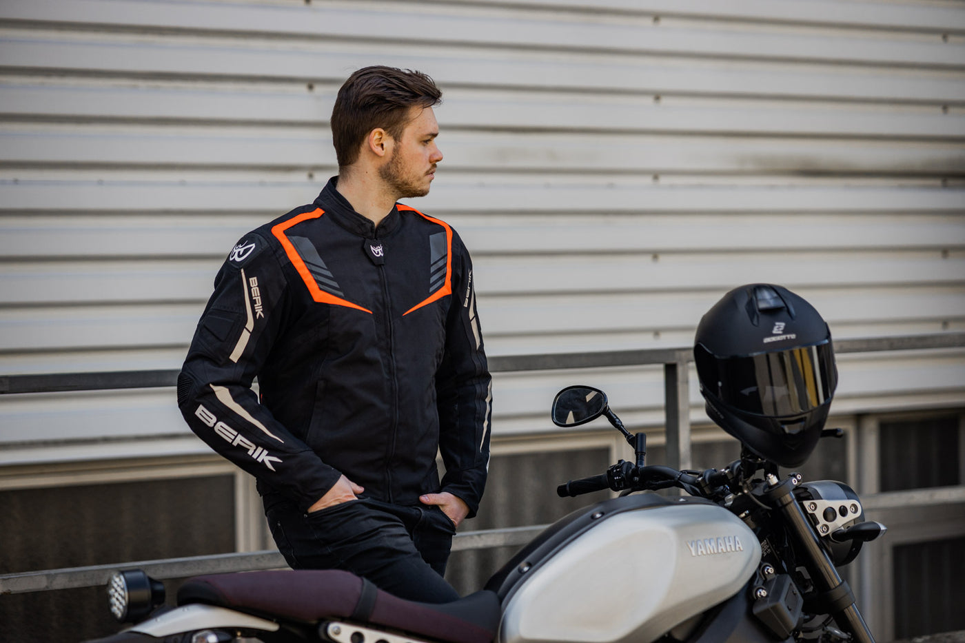Berik Toronto Veste textile de moto imperméable à l’eau