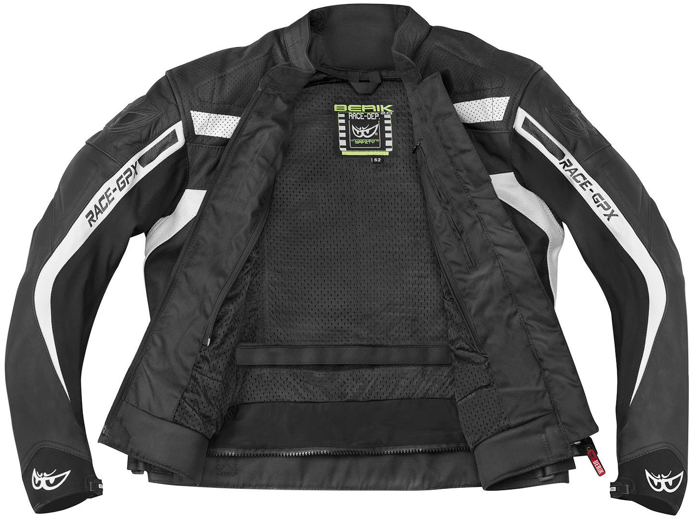 Berik Conquest Veste de moto en cuir