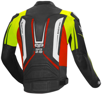 Berik Street Pro Blouson en cuir de moto