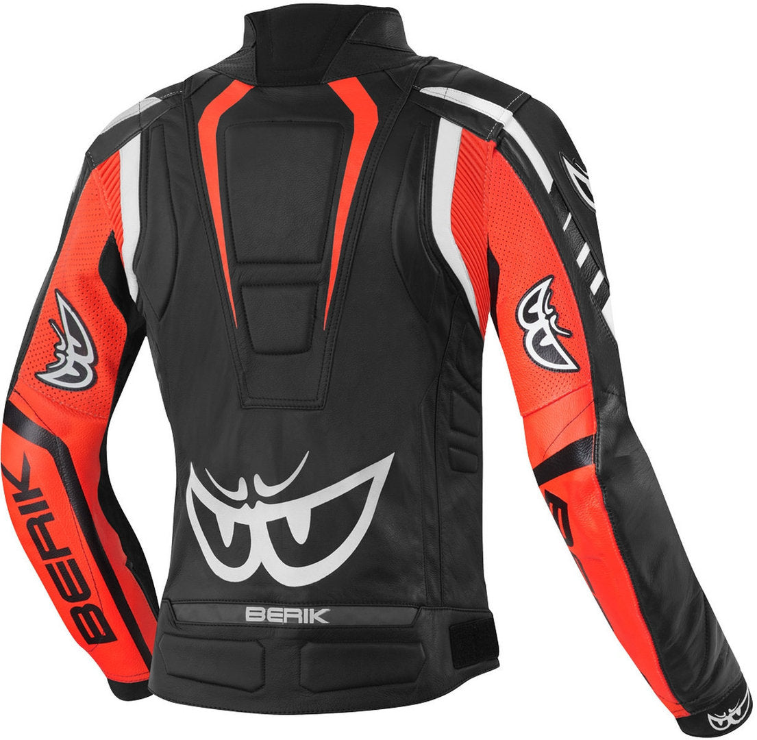 Berik Striper Damen Motorrad Lederjacke