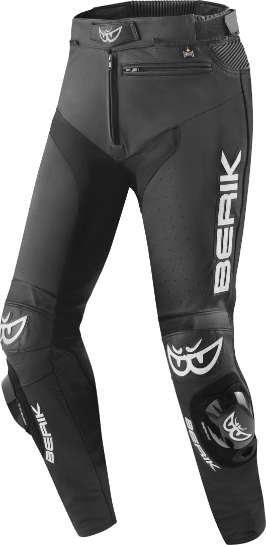 Berik Track Motorcycle Leather Pants#color_black