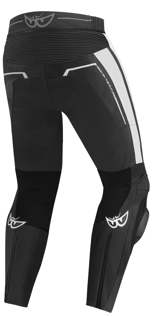 Berik Kendo Motorcycle Leather Pants#color_black-white