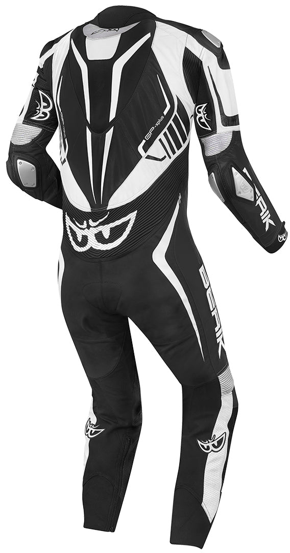 Berik Motegi Kangaroo One Piece Leather Suit#color_black-white-chrom