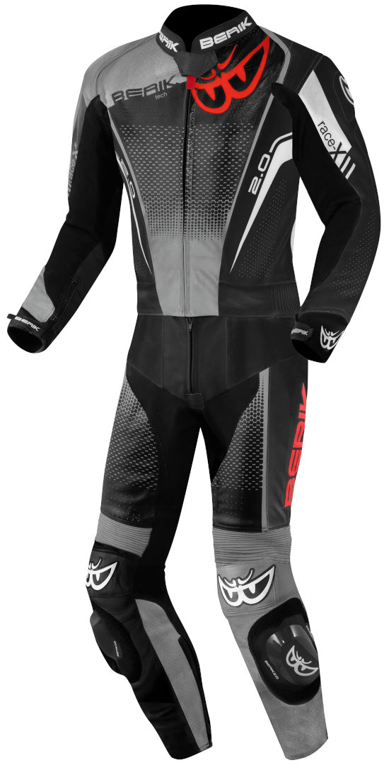 Berik XR-Ace Evo perforierte 2-Teiler Motorrad Lederkombi