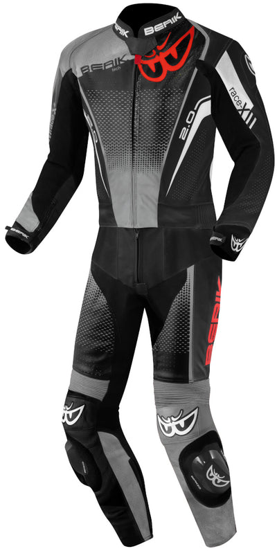 Berik XR-Ace Evo perforierte 2-Teiler Motorrad Lederkombi