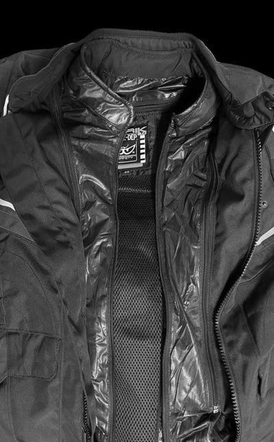 Berik Safari Pro Veste textile de moto imperméable 3en1