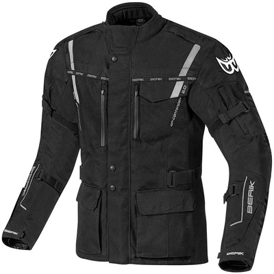 Berik Torino Waterproof Motorcycle Textile Jacket#color_black