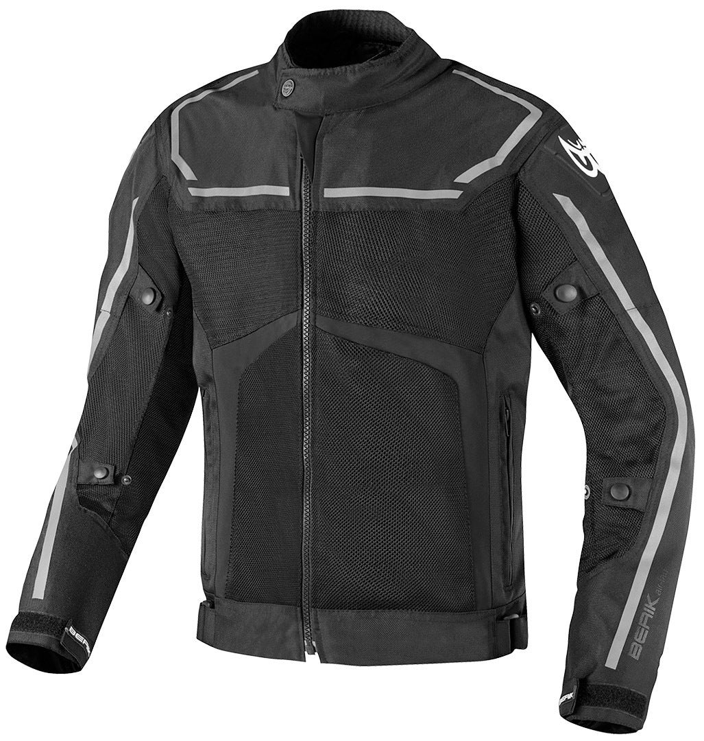 Berik Sonic Air Motorcycle Textile Jacket#color_black