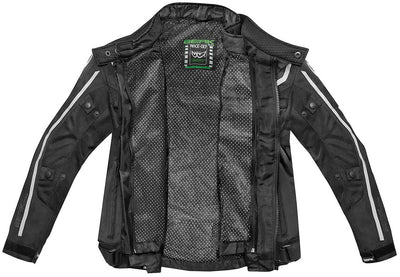 Berik Sonic Air Motorcycle Textile Jacket#color_black