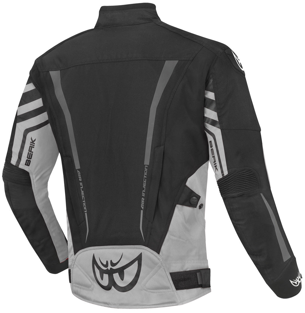 Berik Nardo Evo Waterproof Motorcycle Textile Jacket#color_black-grey