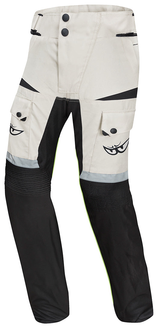 Berik Cargo Waterproof Motorcycle Textile Pants#color_grey-black